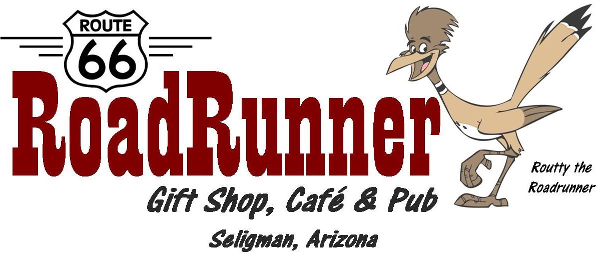Contact Route 66 Road Runner | Contact Route 66 Road Runner to place an order, leave comments or get directions to our place in Seligman Arizona.